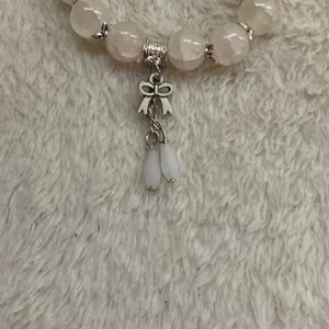 D’Bello Pink Glass gold silver tone bracelet thumbnail 4