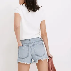 Madewell Relaxed Denim Shorts Cedarcroft Wash Size 32" Size 14 thumbnail 13