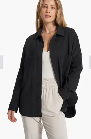Vuori McKenzie Shirt Jacket XS / S Washed Black thumbnail 1