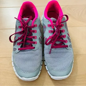Nike Free Run 5.0 Gray Pink Athletic Shoes Running Sneaker Tennis Shoe 7 thumbnail 4