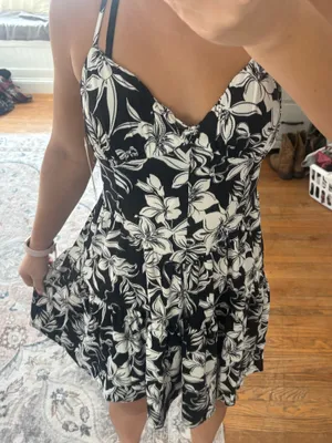 Summer Dress No Boundaries Floral thumbnail 1