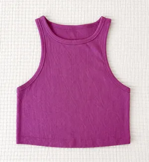 Wild Fable Purple Ribbed Crop Top – Women’s Size M thumbnail 1