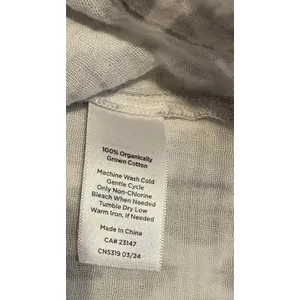Talbots Haven Well Within 100% Organic Cotton Gauzy Lightwght Lounge Top Size M thumbnail 5