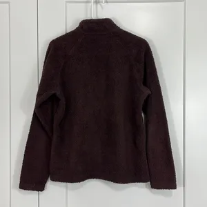 Columbia Large Brown Teddy Fleece Long Sleeve Full Zip Jacket thumbnail 8