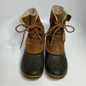 Sorel winter fancy lace up boots duck‎ boots size 8.5 thumbnail 10