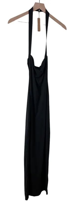 Fits Everybody Wrap Long Slip Dress - Onyx Size Small NWT Authentic thumbnail 6