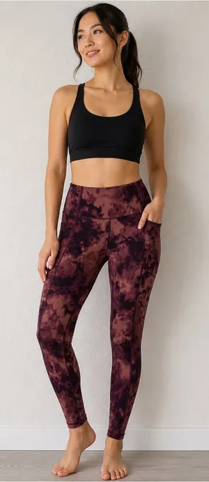 NWT VICTORIA'S SECRET Tie-Dye Incredible Essential 7/8 Leggings Size 6 thumbnail 1