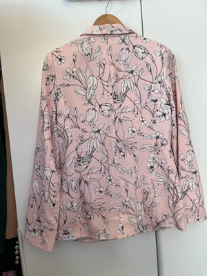 Roz & Ali Pink Floral Blazer Size 6 thumbnail 4
