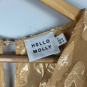 Hello Molly DAY AFFAIRS MIDI DRESS GOLD size thumbnail 4