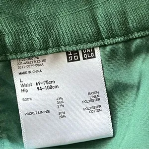 UNIQLO Women's Green Skirt Skort thumbnail 3