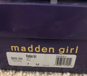 Madden Girl Black Heels thumbnail 2