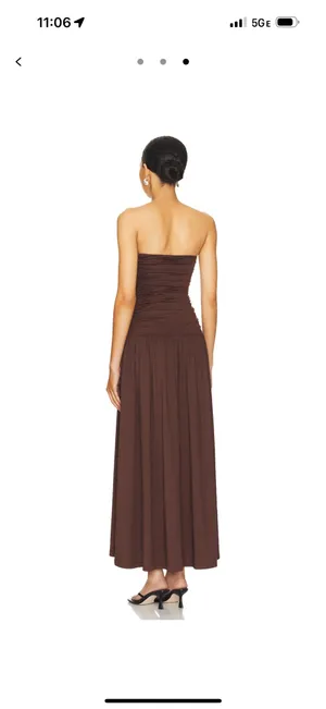 Revolve NIA Santal Dress in Nutshell thumbnail 2