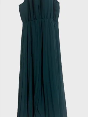 ASOS Sleeveless Teal Midi Dress - Elegant Halter Style thumbnail 6