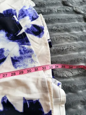 Lulus Seeing Chic Blue & Ivory Print Skater Dress Cottagecore Romantic European thumbnail 5