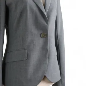 ❣️Theory Women’s Hayward Wool Classic Blazer in Solid Grey thumbnail 3