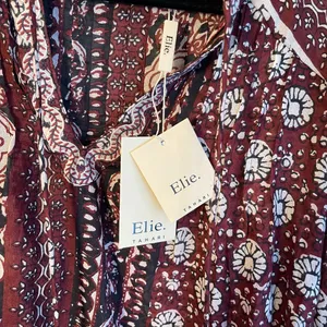 Elie Tahari Floral Print Cotton Puff Sleeve Blouse, XL - NWT thumbnail 4