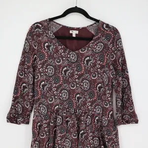Garnet Hill Women's Floral Paisley Pocket Boho Dress Woman Plus Size 6 Western‎ thumbnail 2