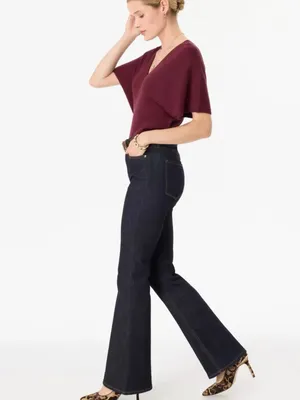 White House Black Market High Rise Flare Jeans Women’s Size 0 thumbnail 2