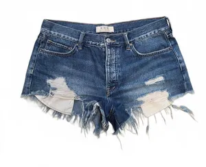 Free People We The Free Cut Off Denim Shorts Distressed Frayed Size 28 Casual thumbnail 1