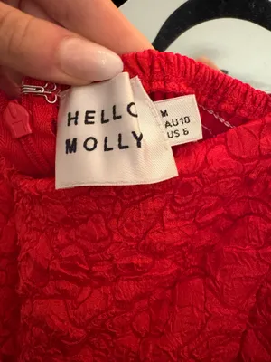 Hello Molly Red Strapless Mini Dress thumbnail 4
