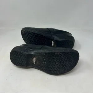 Klogs Mission Black Leather Slip Resistant Nursing Work Clogs Women’s Sz 6 thumbnail 6