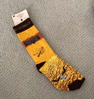 National Geographic Death Valley National Park Parks Project Yellow Socks Women’s Shoe Size 6-9 NWT thumbnail 1