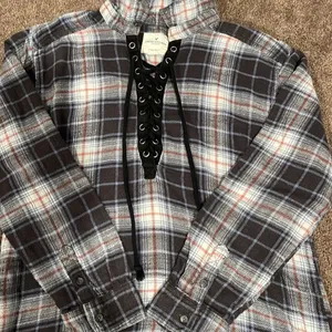 American Eagle Plaid Flannel Shirt‎ Size Small thumbnail 2
