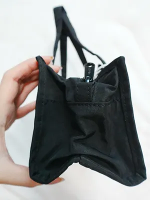 Baggu x Sandy Liang Mini Nylon Market Bag - Black - NWT thumbnail 8
