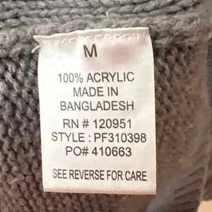 Pink Rose‎ Gray Cable Knit Sweater Dress Size Medium Fall Winter Cozy EUC thumbnail 4