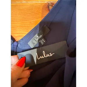 NWT Lulus Melora Navy Blue Sleeveless Maxi Dress Gala Banquet Bridesmaid Size XS thumbnail 7