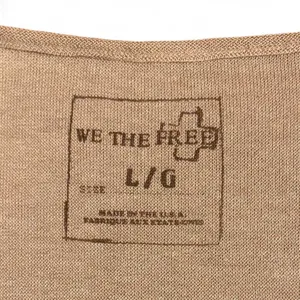 We The Free Free People Heather Oatmeal Knit Tunic Mini Dress L thumbnail 2