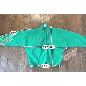 Amazon green oversized zip front fleece size M thumbnail 5