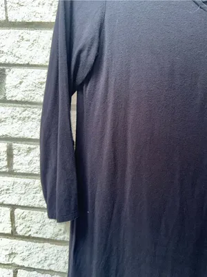 Maurice’s Black Crisscross V-Neck Long Sleeve Dress thumbnail 3