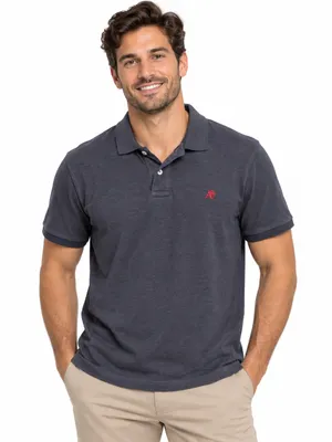 Aeropostale Navy A87 Polo Shirt thumbnail 1