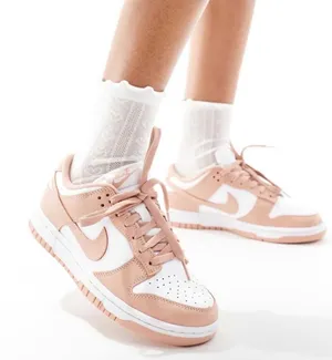 Rose Pink Nike Dunk Low Sneakers thumbnail 1