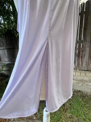 Lululemon lightweight split back training tank top lavender frost yoga Pilates thumbnail 5