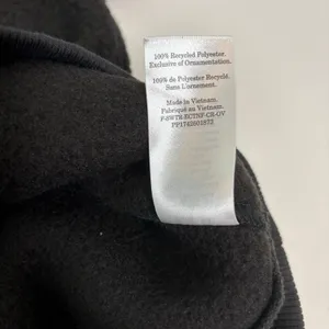 Everlane Renew Fleece Oversized Black Crewneck Pullover Sweater S thumbnail 9