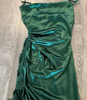 Windsor Dark Green Formal Mini Dress thumbnail 1