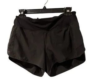 LULULEMON Mesh Over Miles Run Shorts BLACK 3" Running Yoga Swift Ultra Size 4 thumbnail 1