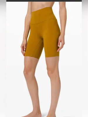 Lululemon Align Short 8" Gold Spice Size 4 NWOT thumbnail 5