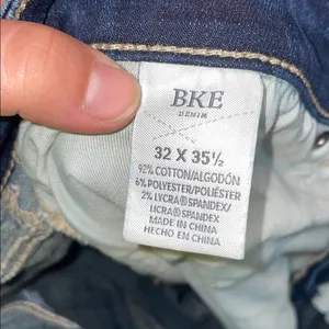 BKE Dark Blue jeans Payton jeans bootcut darker women’s jeans size 32x35 1/2 thumbnail 8