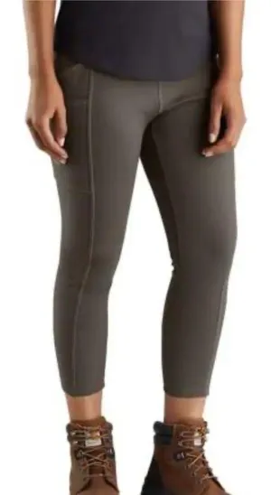Carhartt Force Fitted Lightweight Ankle Length Legging Women’s XL Olive Green thumbnail 1
