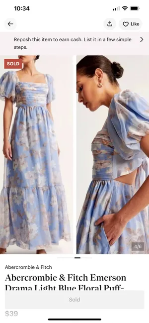 Abercrombie Maxi Dress Floral thumbnail 3