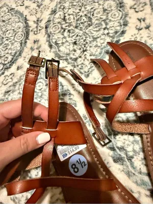 Seven Dials Strappy Sandals in Brown US 8.5 NWT thumbnail 3