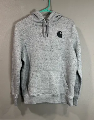 Carhartt  Gray Hooded Sweatshirt thumbnail 1