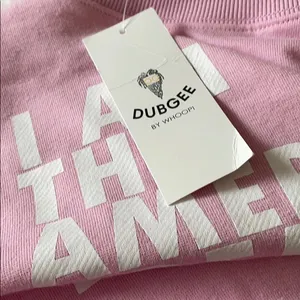 NWT Dubgee By Whoopi I AM THE AMERICAN DREAM Top thumbnail 6