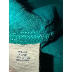 Maeve 100% Cotton Turquoise Ruffle Halter Smocked Dress Medium #784 thumbnail 9