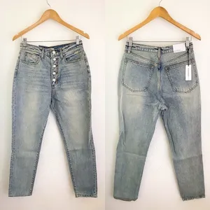 WeWoreWhat Danielle Rigid Jeans‎ High-Rise Straight Vintage Wash Size 29 NWT thumbnail 3