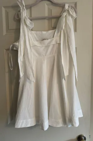 White Mini Cocktail Dress thumbnail 3