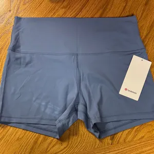 lululemon athletica Women's Athletic Shorts in “washed denim” thumbnail 5